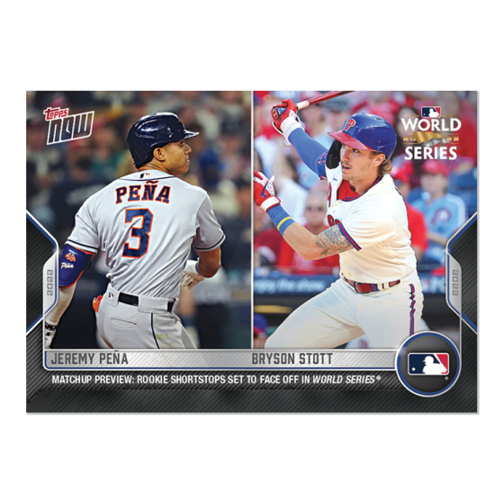 2022 Topps Now #WSM-4 Jeremy Peña / Bryson Stott