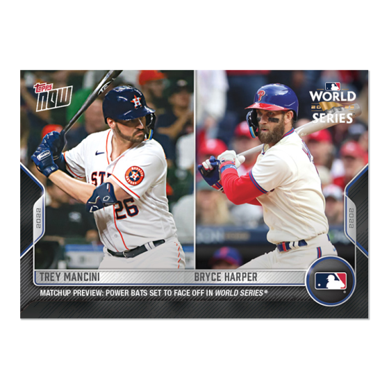 2022 Topps Now #WSM-9 Trey Mancini / Bryce Harper