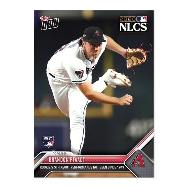 2023 Topps Now #1018 Brandon Pfaadt
