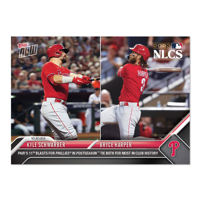 2023 Topps Now #1030 Kyle Schwarber/Bryce Harper