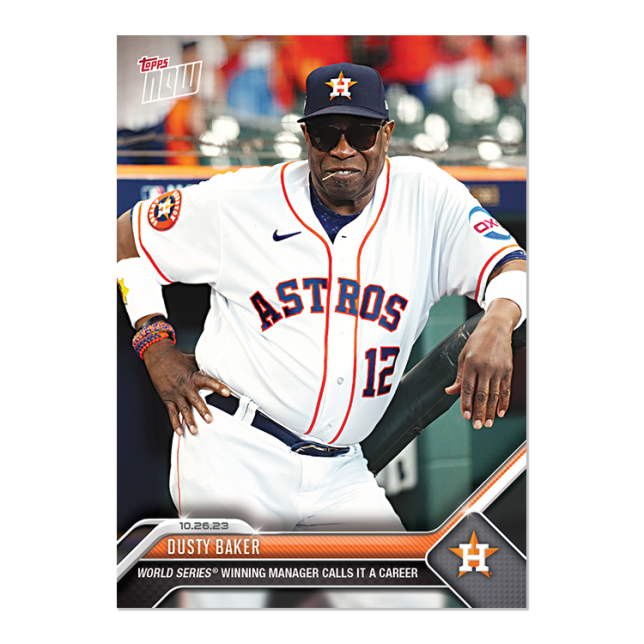 2023 Topps Now #1045 Dusty Baker