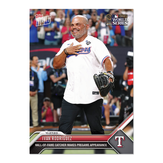2023 Topps Now #1046 Ivan Rodriguez