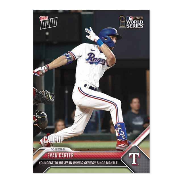 2023 Topps Now #1048 Evan Carter