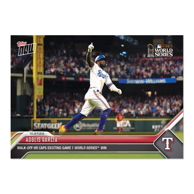 2023 Topps Now #1052 Adolis García