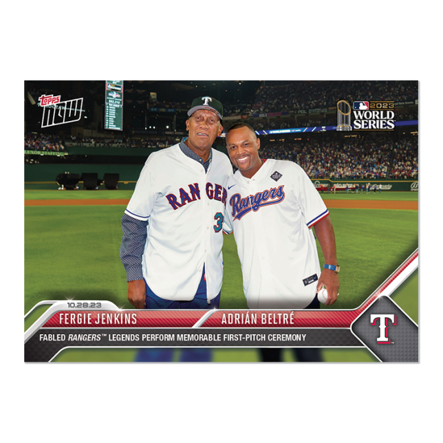 2023 Topps Now #1053 Fergie Jenkins Adrian Beltre