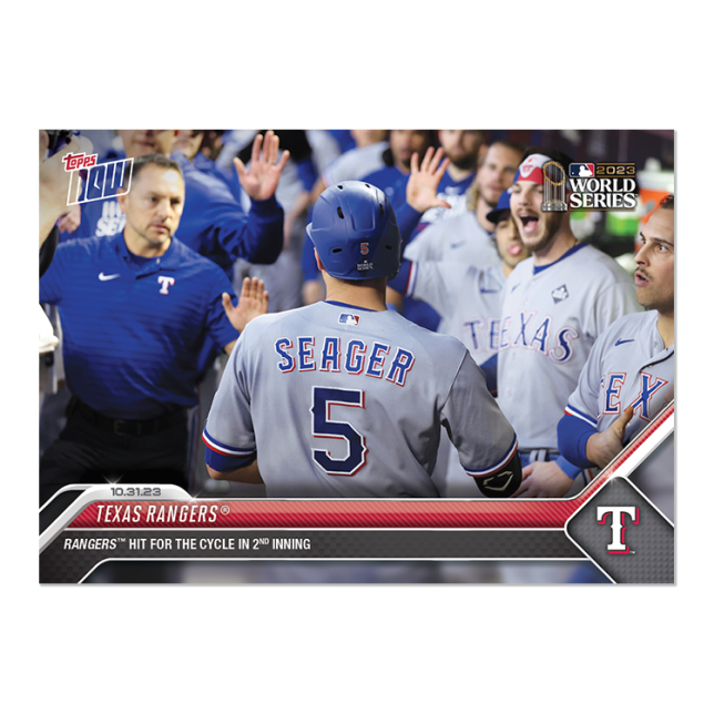 2023 Topps Now #1069 Texas Rangers
