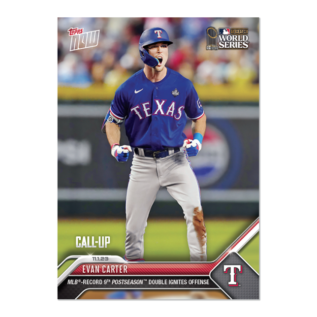2023 Topps Now #1073 Evan Carter