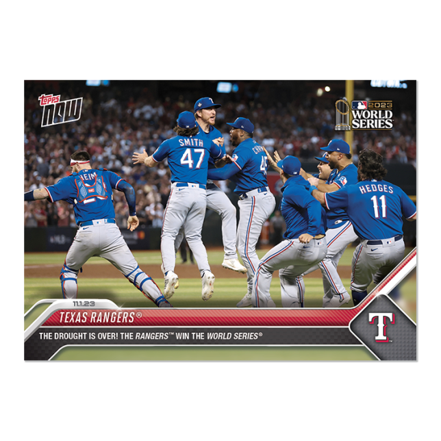 2023 Topps Now #1078 Texas Rangers