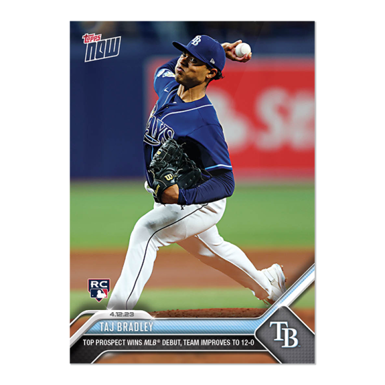 2023 Topps Now #111 Taj Bradley