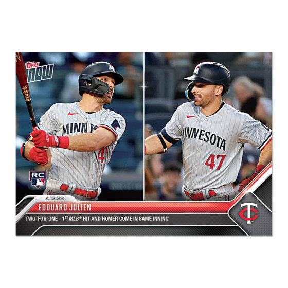 2023 Topps Now #117 Edouard Julien