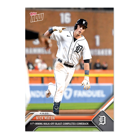 2023 Topps Now #118 Nick Maton