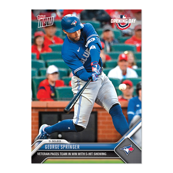 2023 Topps Now #12 George Springer