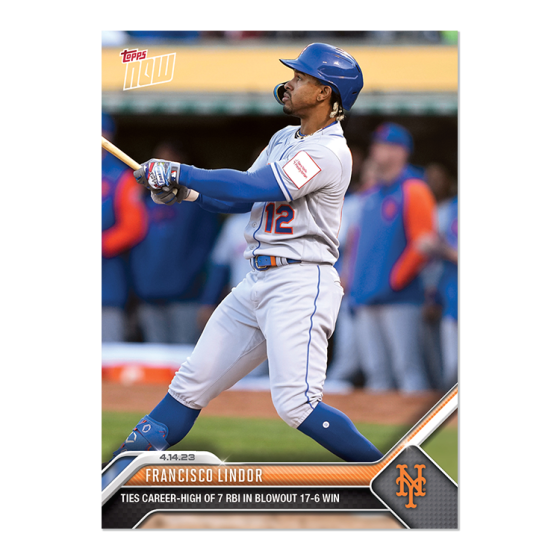 2023 Topps Now #122 Francisco Lindor