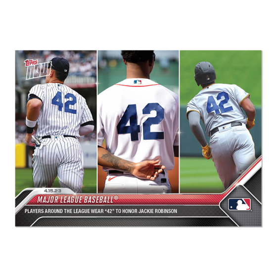 2023 Topps Now #124 Jackie Robinson Day