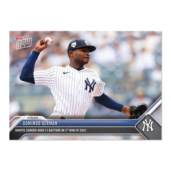 2023 Topps Now #125 Domingo German