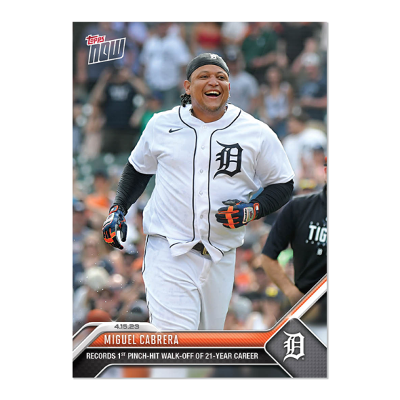 2023 Topps Now #127 Miguel Cabrera