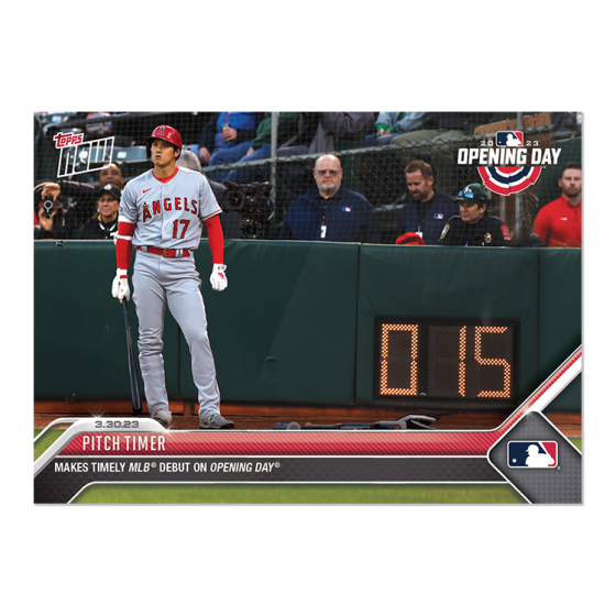 2023 Topps Now #13 Pitch Timer