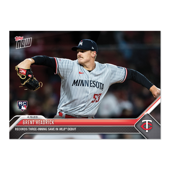 2023 Topps Now #154 Brent Headrick