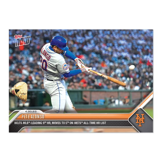 2023 Topps Now #157 Pete Alonso