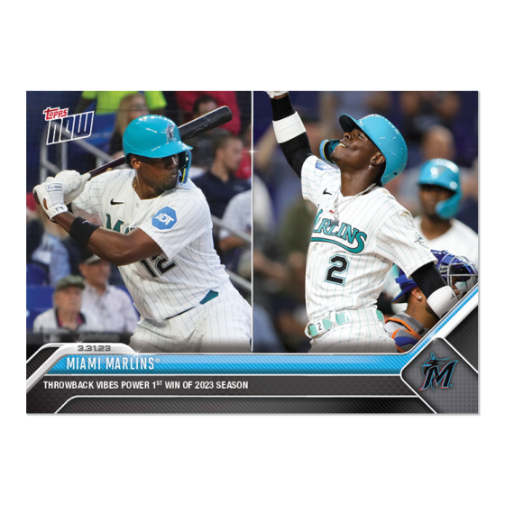 2023 Topps Now #16 Miami Marlins