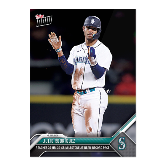 2023 Topps Now #163 Julio Rodriguez