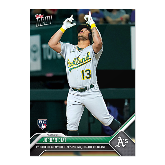 2023 Topps Now #165 Jordan Diaz