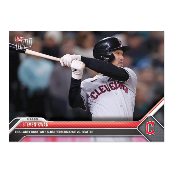 2023 Topps Now #17 Steven Kwan