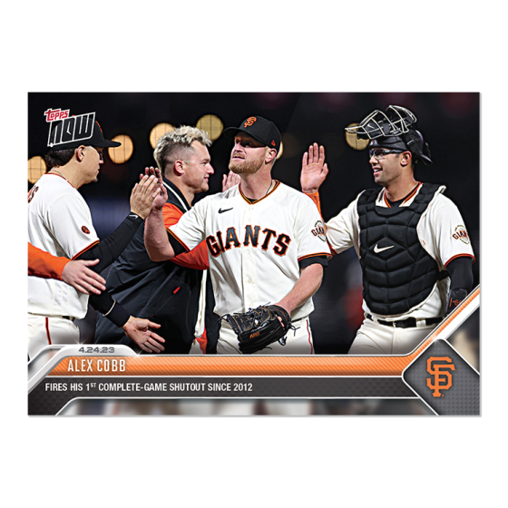 2023 Topps Now #181 Alex Cobb