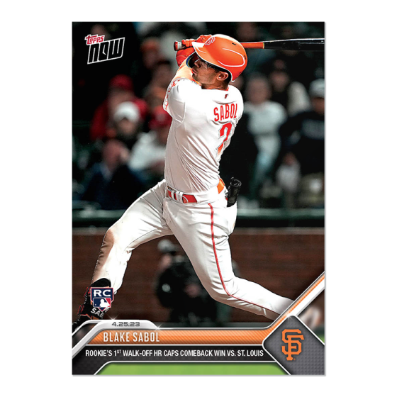 2023 Topps Now #184 Blake Sabol