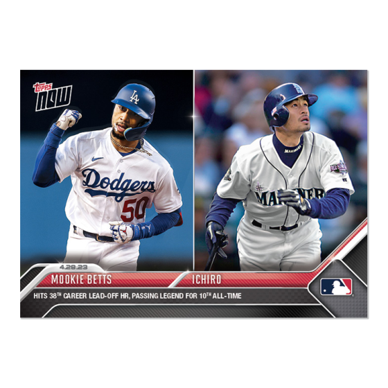 2023 Topps Now #198 Mookie Betts/Ichiro