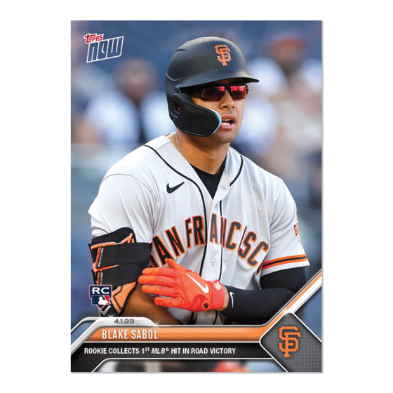 2023 Topps Now #21 Blake Sabol
