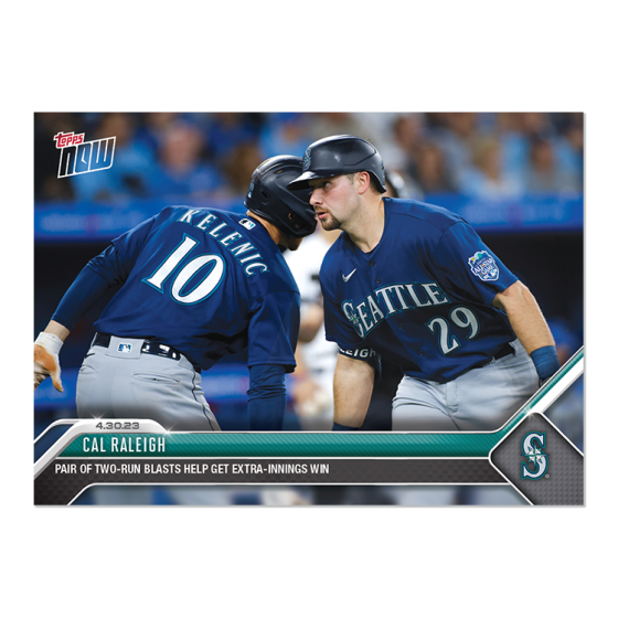 2023 Topps Now #210 Cal Raleigh