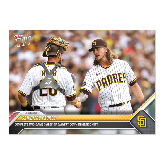 2023 Topps Now #215 San Diego Padres
