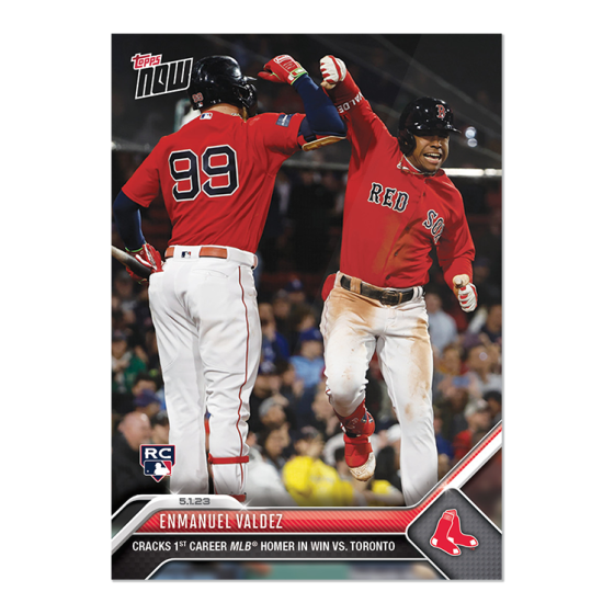 2023 Topps Now #218 Enmanuel Valdez