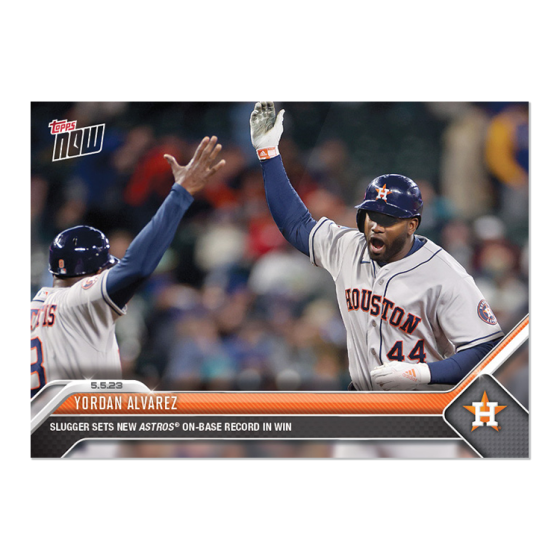 2023 Topps Now #240 Yordan Alvarez