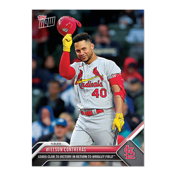 2023 Topps Now #255 Willson Contreras