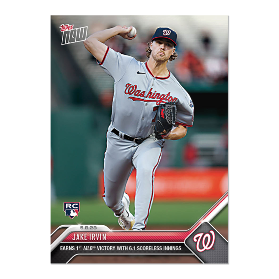 2023 Topps Now #258 Jake Irvin