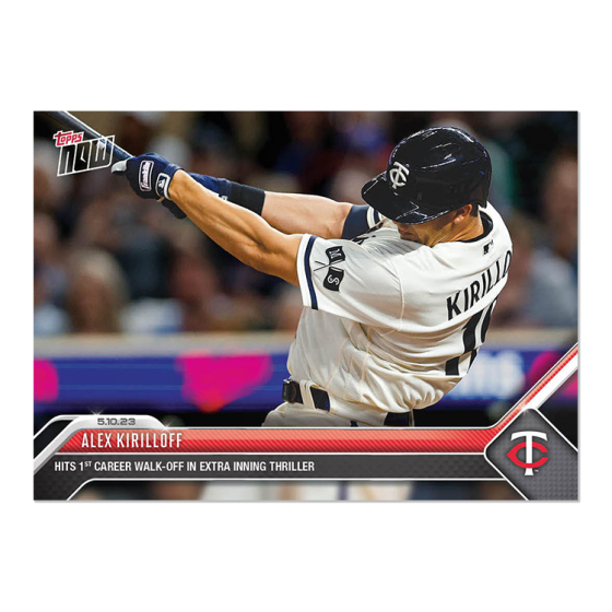 2023 Topps Now #268 Alex Kirilloff