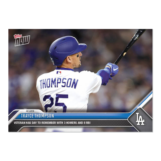 2023 Topps Now #27 Trayce Thompson