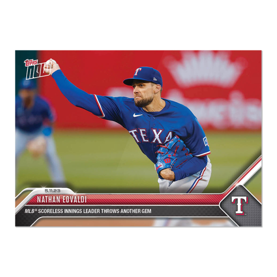 2023 Topps Now #272 Nathan Eovaldi