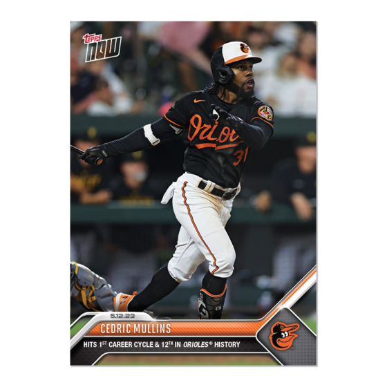 2023 Topps Now #275 Cedric Mullins
