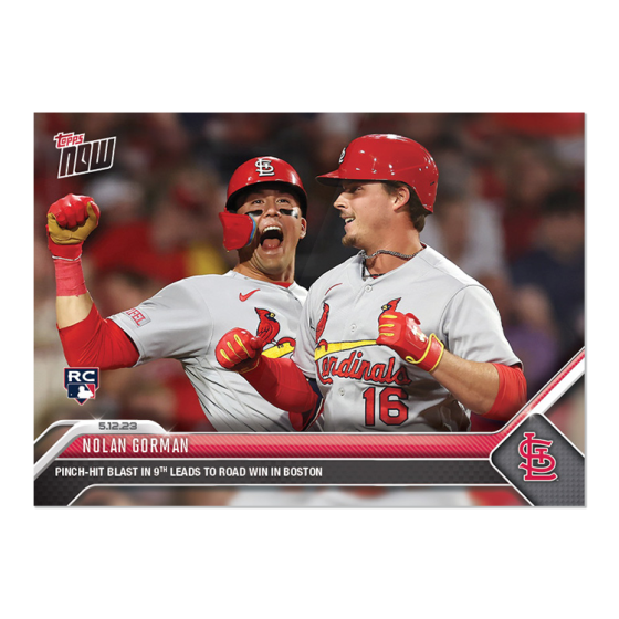 2023 Topps Now #278 Nolan Gorman
