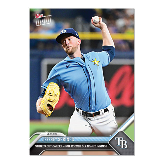 2023 Topps Now #28 Jeffrey Springs