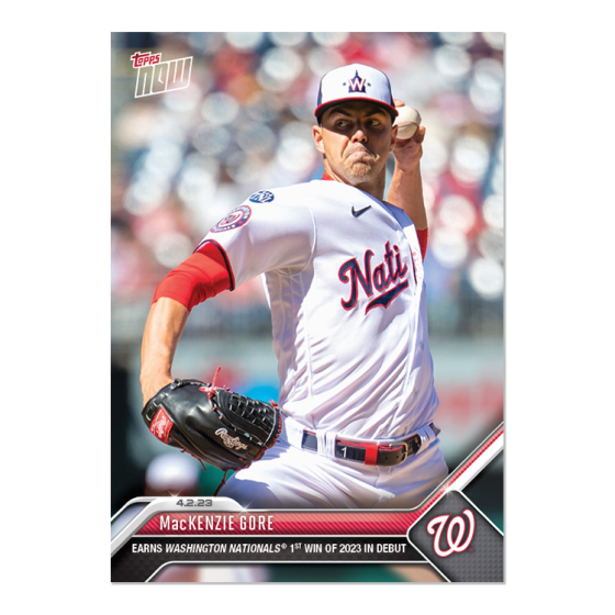2023 Topps Now #29 MacKenzie Gore