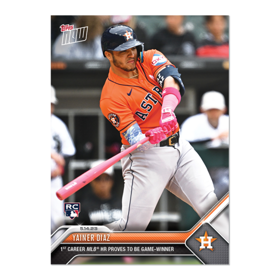 2023 Topps Now #291 Yainer Diaz