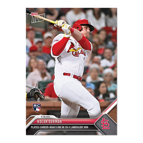 2023 Topps Now #298 Nolan Gorman
