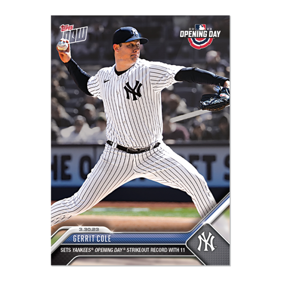 2023 Topps Now #3 Gerrit Cole
