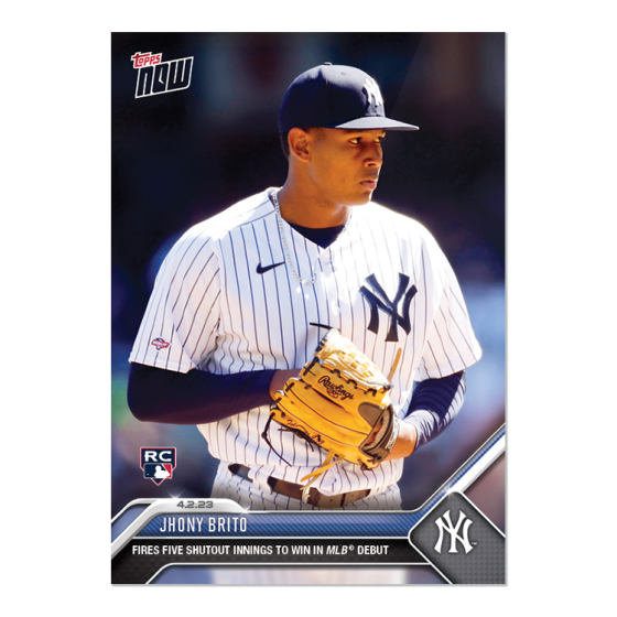 2023 Topps Now #30 Jhony Brito