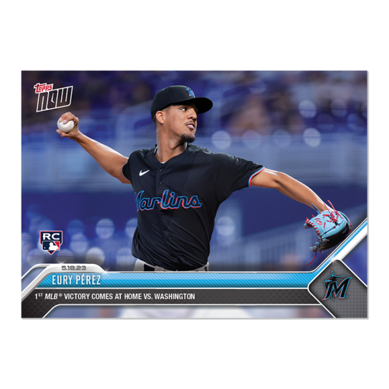 2023 Topps Now #315 Eury Pérez