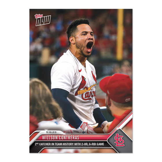 2023 Topps Now #317 Willson Contreras